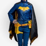 Batman Arkham Knight Batgirl yellow leather Jacket