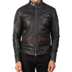 Men's Gatsby Black Biker Jacket