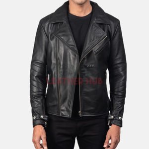 Men's Raiden Black Biker JacketsMen's Raiden Black Biker Jackets