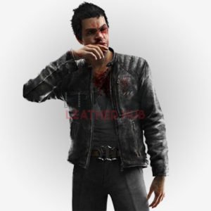 Watch Dogs Maurice Vega black leather Jacket