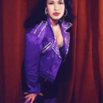 singer-selena-quintanilla-purple-jacket