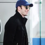 Chris Evans Black Leather Jacket