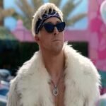 Barbie Ryan Gosling 2023 White Ken Faux Fur Coat