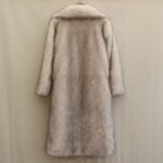 Barbie Ryan Gosling 2023 White Ken Faux Fur Coat Side back