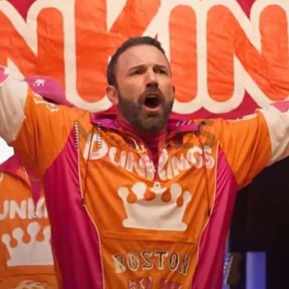 Ben-Affleck-Dunkin-Donut-Orange-Jacket-Tracksuit