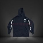 unus anuus hoodie for men in black color