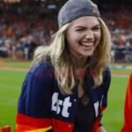 Kate Upton's rainbow jacket