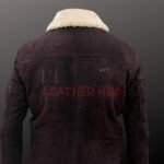 Walking dead rick grimes suede jacket back