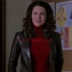 Gilmore-Girls-Lorelai-Gilmore-Black-Leather-Blazer-ON-SALE