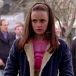 Gilmore Girls Rory Gilmore Blue Shearling Jacket at best price