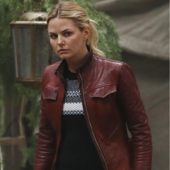 Jennifer-Morrison-Once-Upon-A-Time-Red-Leather-Jacket-Black-Friday.