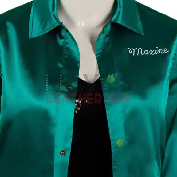 MaXXXine 2024 Mia Goth Green Jacket