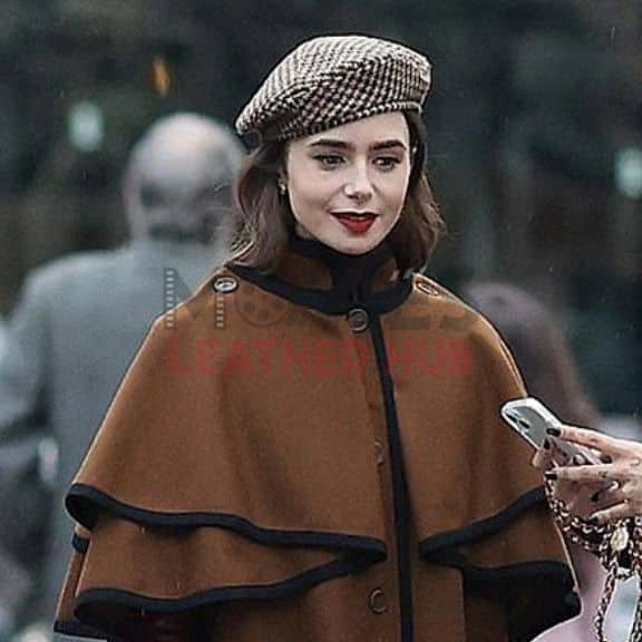 buy emily in paris cape coat