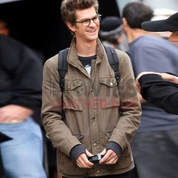 Amazing-Spider-Man-Peter-Parker-Brown-Jacket