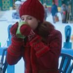 Anna Kendrick Noelle Wool Red Jacket