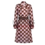 Emily-In-Paris-S04-Lily-Collins-Pink-Brown-Checked-Coat-MoviesLeatherHub