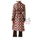 Emily-In-Paris-S04-Lily-Collins-Pink-Brown-Checked-Coat-On-Discount