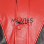 Michael Jackson Red Military Leather Jacket