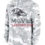 Baltimore Ravens Salute To Service Camo 2024 Hoodie