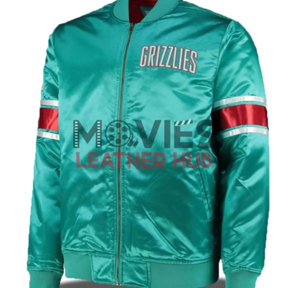 Vancouver Grizzlies NBA Aqua Green Jacket