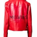 Red Women’s Leather Jacket