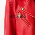 Red Women’s Leather Jacket