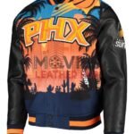 Men’s Pro Standard Black Phoenix Suns Team Remix Varsity Full-Zip Jacket