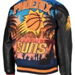 Men’s Pro Standard Black Phoenix Suns Team Remix Varsity Full-Zip Jacket