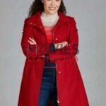 Kathryn Davis Welcome to Valentine 2023 Red Coat