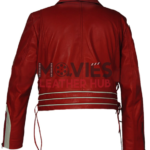 Men’s Freddie Mercury Red Leather Jacket