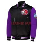 Primetime Toronto Raptors Black and Purple Jacket