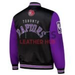 Primetime Toronto Raptors Black and Purple Jacket