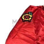 80's Starter Chicago Blackhawks NHL Satin Red Jacket - On- Sale