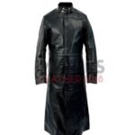 Keanu_Reeves_Black_Leather_Matrix_Neo_Trench_Coat_leather_on_sale_front
