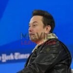 Tesla Elon Musk Black Leather Aviator Jacket- Buy-Now