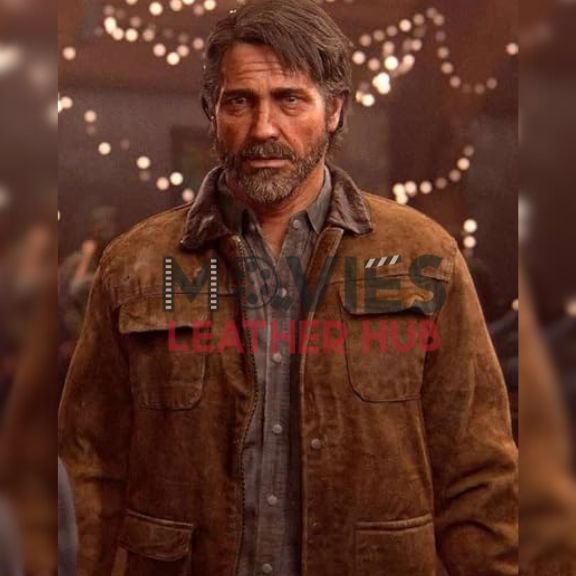 The Last of Us Joel Miller Brown Leather Jacket