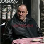 The-Sopranos-James-Gandolfini-Leather-Black-Jacket On Sale