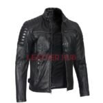 mens cafe racer leather jacket