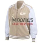 Super Bowl LVIII Tonal Tan and White Jacket