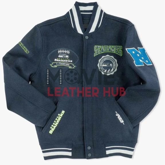 Seattle Seahawks Super Bowl Champions Varsity Jacket