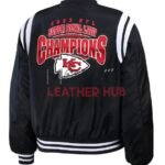 Super Bowl LVIII Champions Kansas City Chiefs Varsity Bomber Jacket