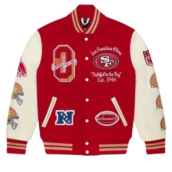 49ers San Francisco Red Varsity Jacket