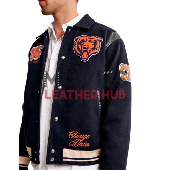 Abercrombie Chicago Bears Varsity Jacket