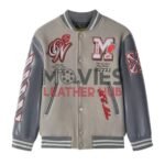 Ac Milan Grey Varsity Jacket