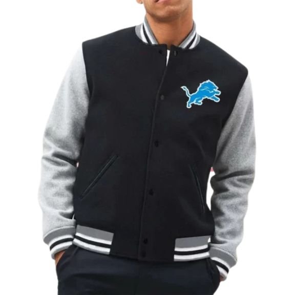 Beverly Hills Cop 4 Eddie Murphy Detroit Lions Varsity Jacket