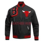 Chicago Bulls Mashup Classic Rib Satin Jacket