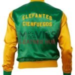 Cienfuegos Elefantes Yellow and Green Satin Jacket