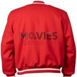 Cincinnati Reds 1969 Authentic Red Wool Zipper Varsity Jacket