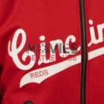 Cincinnati Reds 1969 Authentic Red Wool Zipper Varsity Jacket