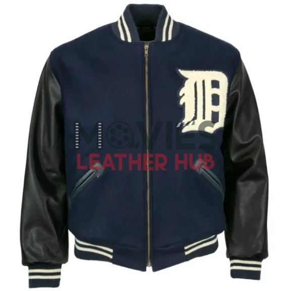 Detroit Tigers 1955 Authentic Wool & Leather Varsity Jacket